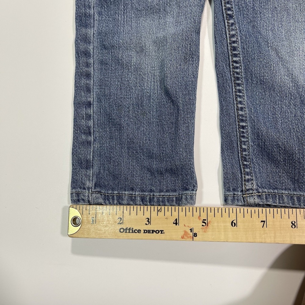 Vintage Oshkosh Genuine Kids Denim Bib Overalls Size 3T Premium Denim - Picture 10 of 11